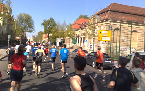 Läufer beim Drittelmarathon Potsdam