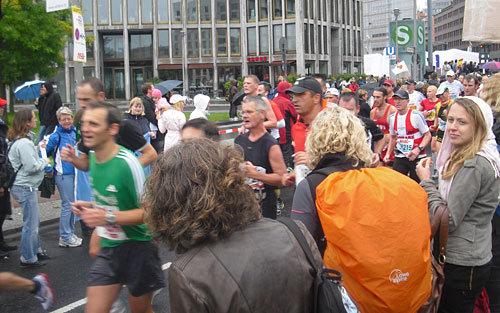 Läufer am Potsdamer Platz