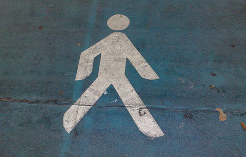 Fußgänger-Symbol