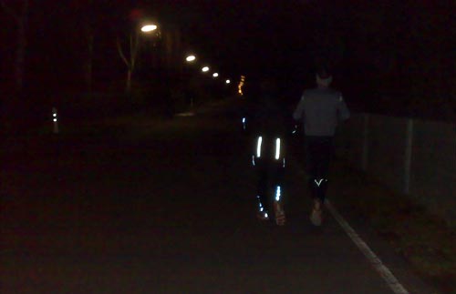 Läufer im Dunkeln