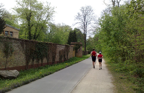 Läufer am Volkspark Klein-Glienicke