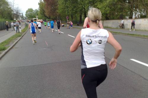 Läuferin des Drittelmarathon Potsdam