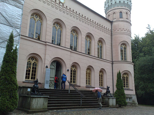 Schloss Granitz im Regen