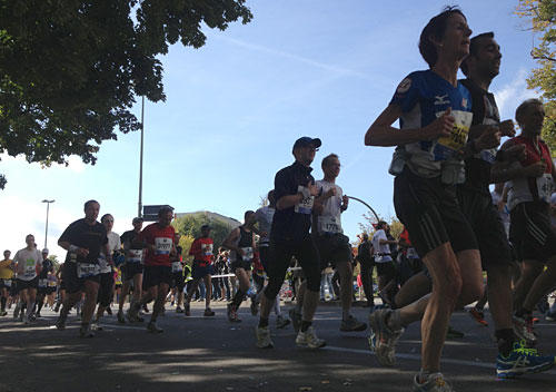 Marathon-Läuferinnen und -Läufer