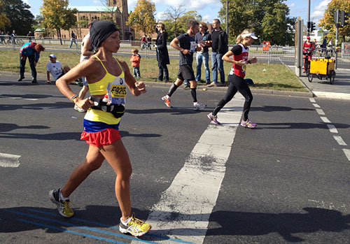 Marathon-Läuferinnen und -Läufer
