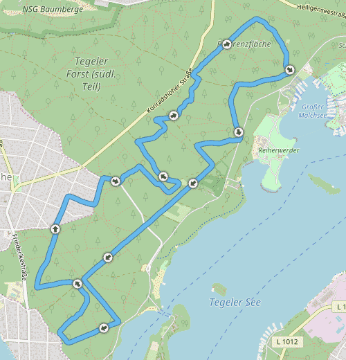 Strecke des Schmalzstullenlaufs 2017