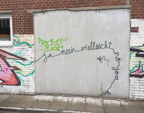 Graffiti: Ja nein vielleicht