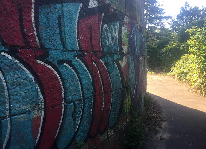 Graffiti an einer Mauer