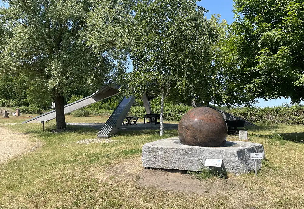 Runde Granit-Wasser-Skulptur