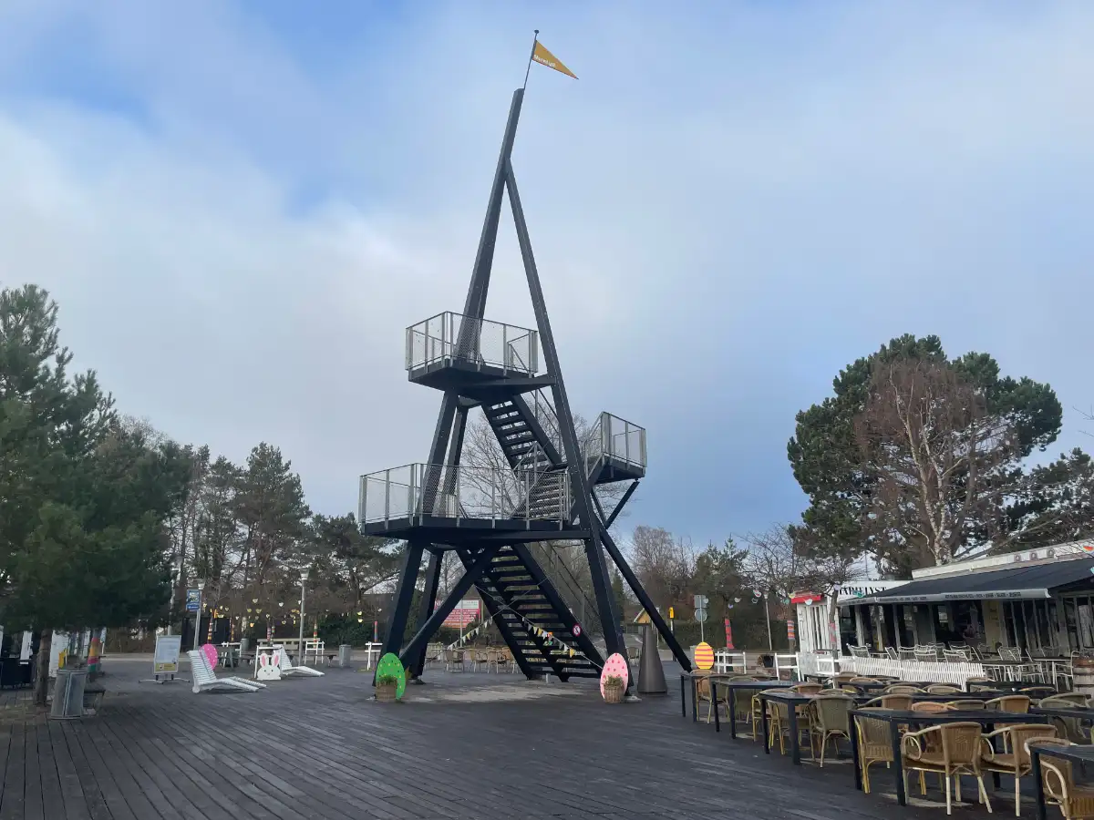 Aussichtsturm in der Fußgängerzone