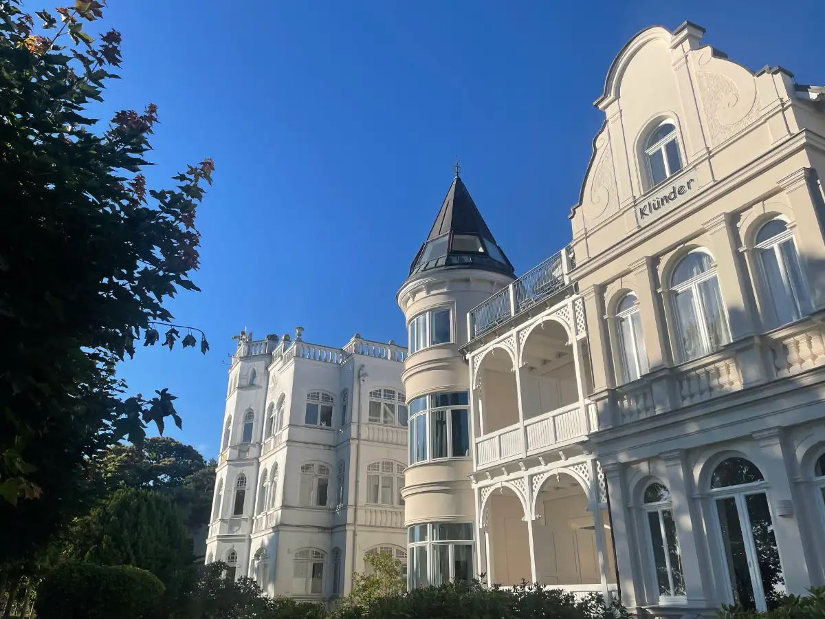 Weiße historische Villen